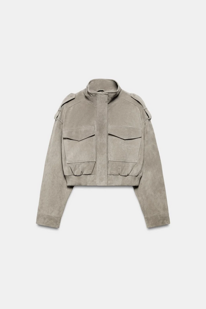 COSA - Blouson Court Gris