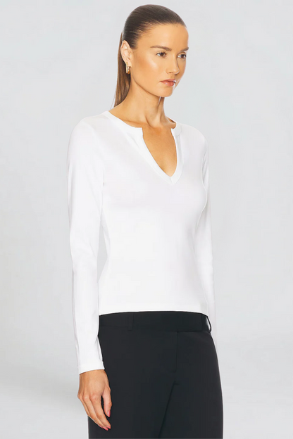 COSA - T-shirt a manche longue col flore