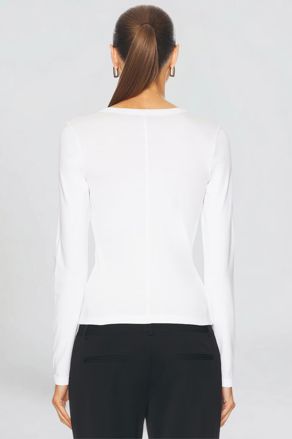 COSA - T-shirt a manche longue col flore